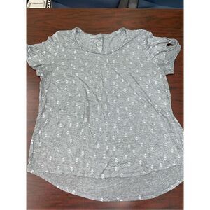 Maurices Short Sleeve Grey Anchor Tee Shirt Plus Size 2